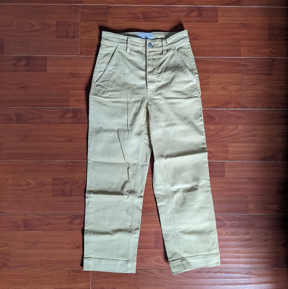 Everlane Straight Leg Crop Pant, Hemp - Picture 3 of 7